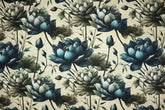 Viskose Leinen Herbstblumen HW25/26 Design 10 SH